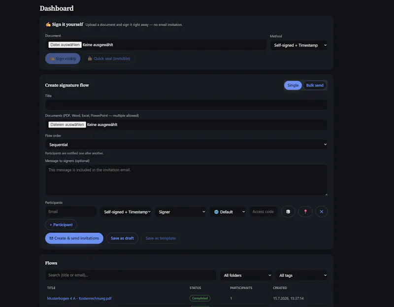 miPDFsign Cloud screenshot 5