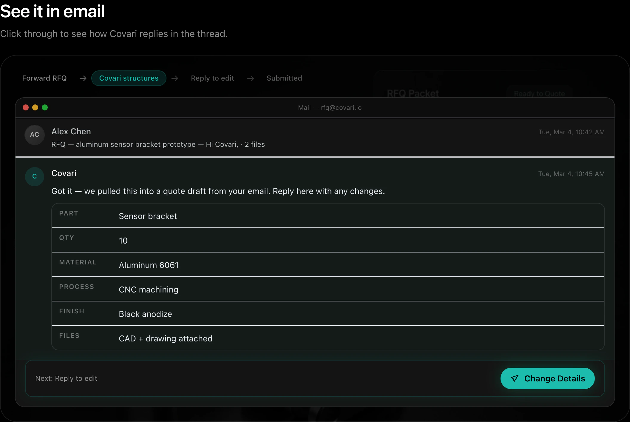 Covari screenshot 3
