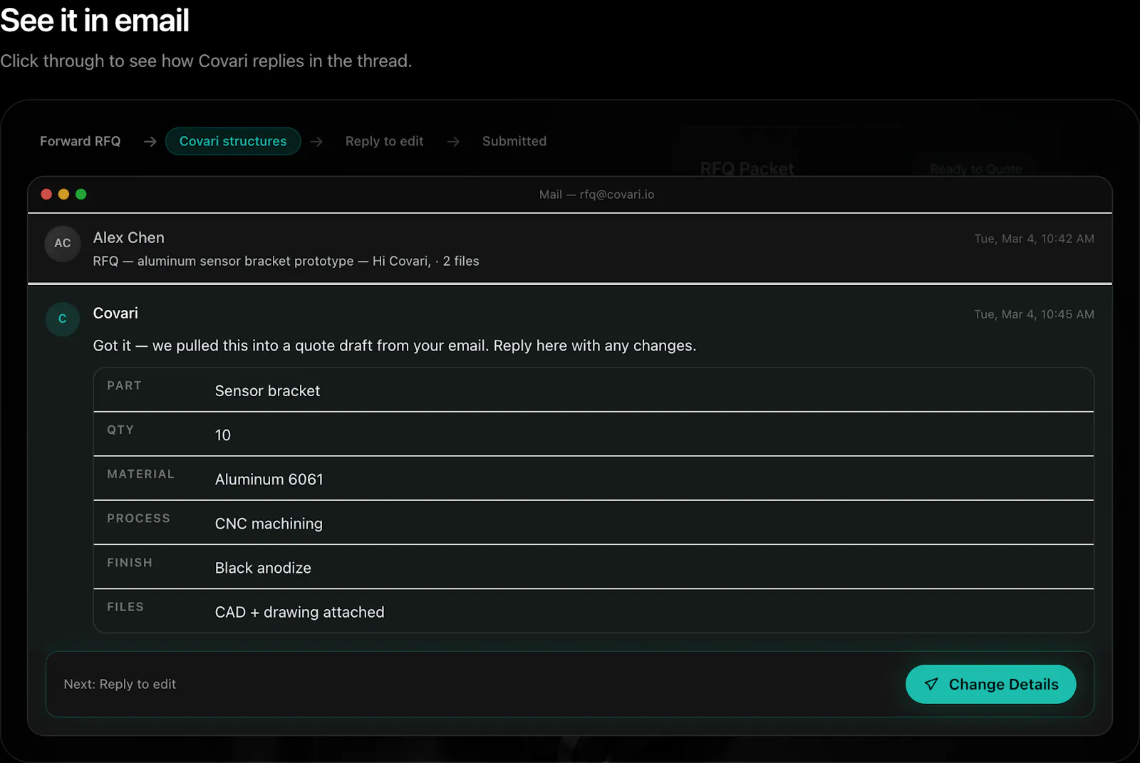 Covari screenshot 3