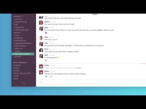 slack pinned messages