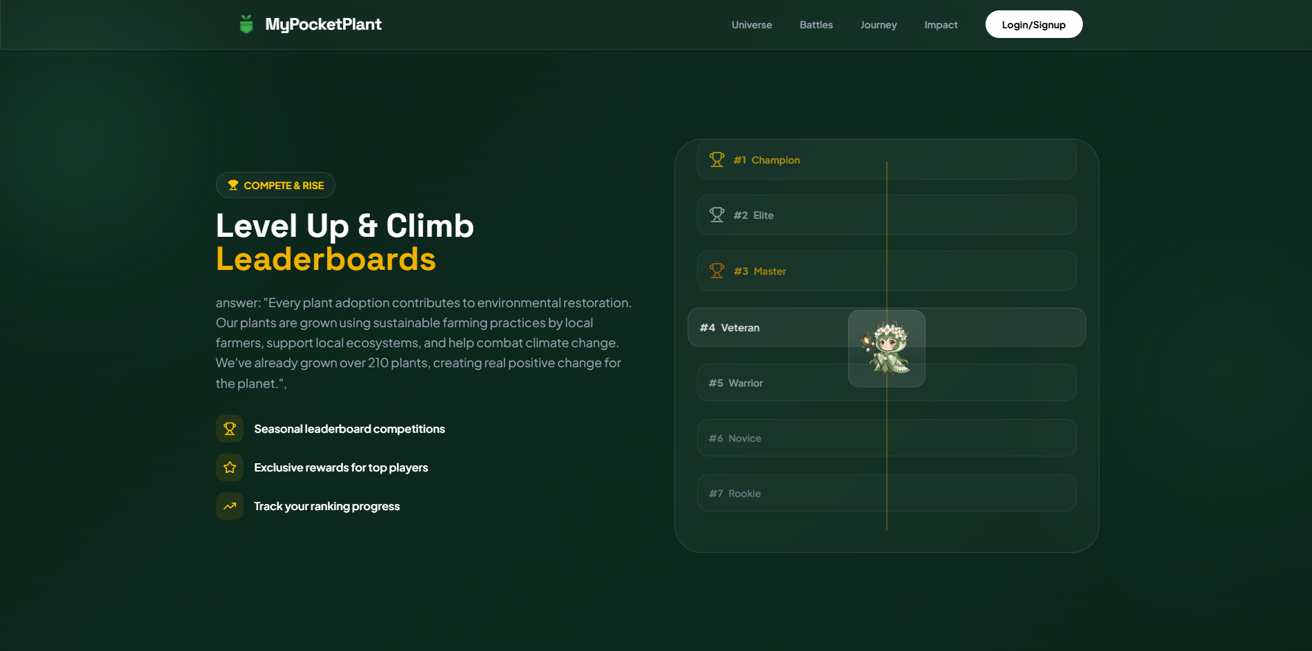 MyPocketPlant - Screenshot 3 showing product features and functionality