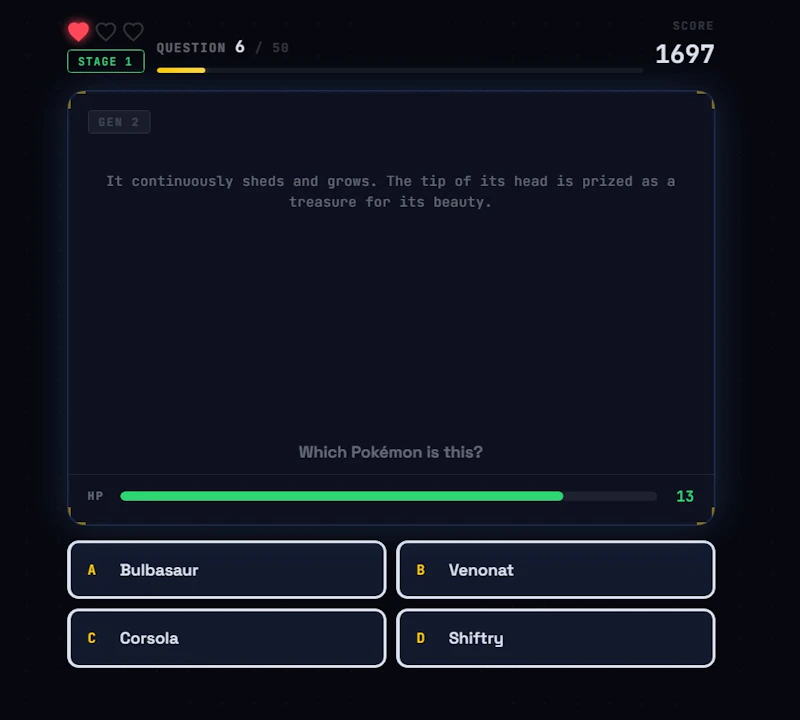 PokéTrivia — Who's That Pokémon? screenshot 5