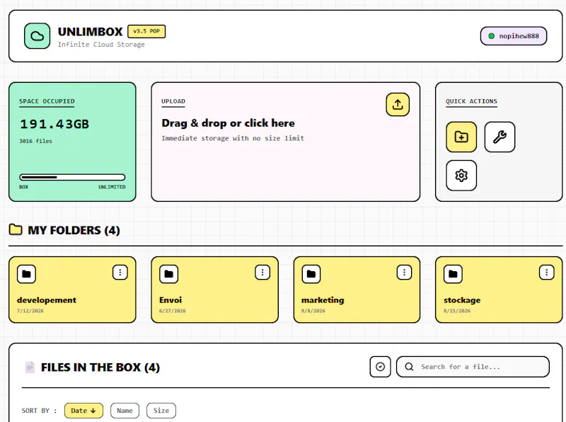UnlimBox screenshot 2