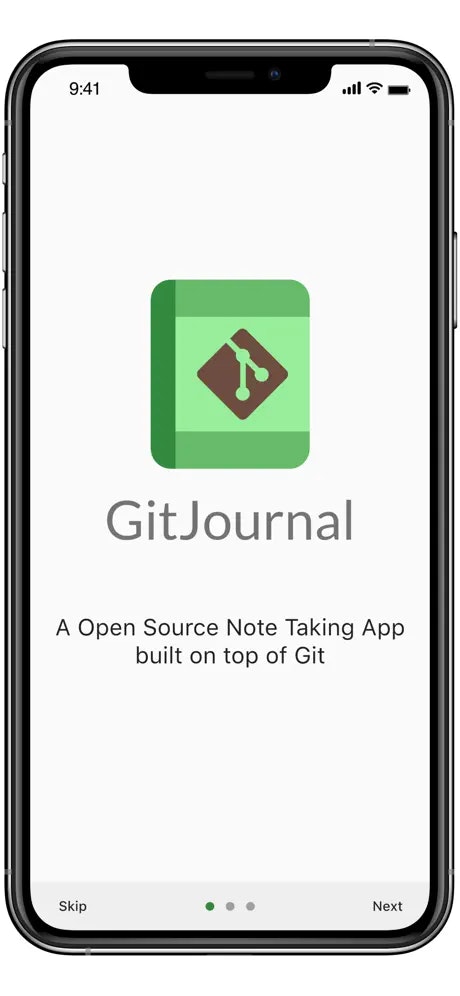 Gitjournal - Мобильные первые ноты маркировки синхронизированы с GIT медиа 1