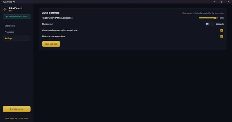 RAMGuard Pro screenshot 4