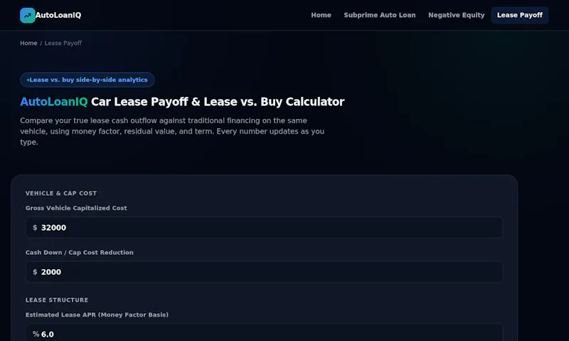 AutoLoanIQ screenshot 1