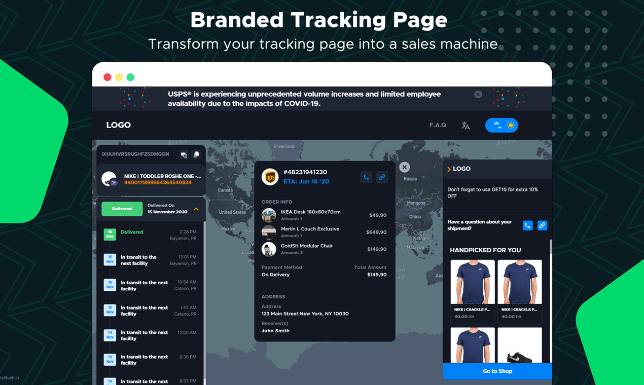 Rush - Ship, Track, Notify gallery image