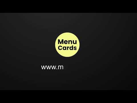Menu Cards gallery image
