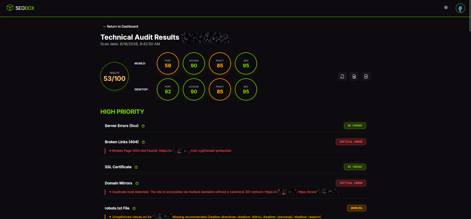SEOBOX screenshot 2