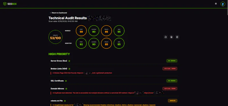 SEOBOX screenshot 2