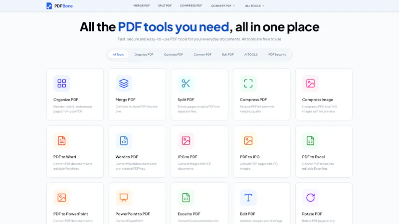PDFBone screenshot 1