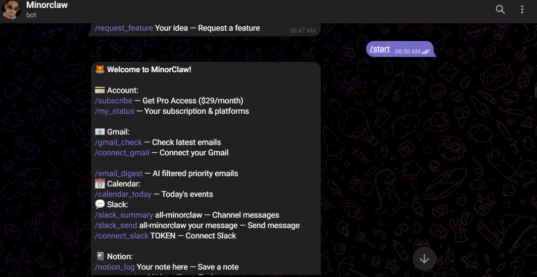 MinorClaw gallery image