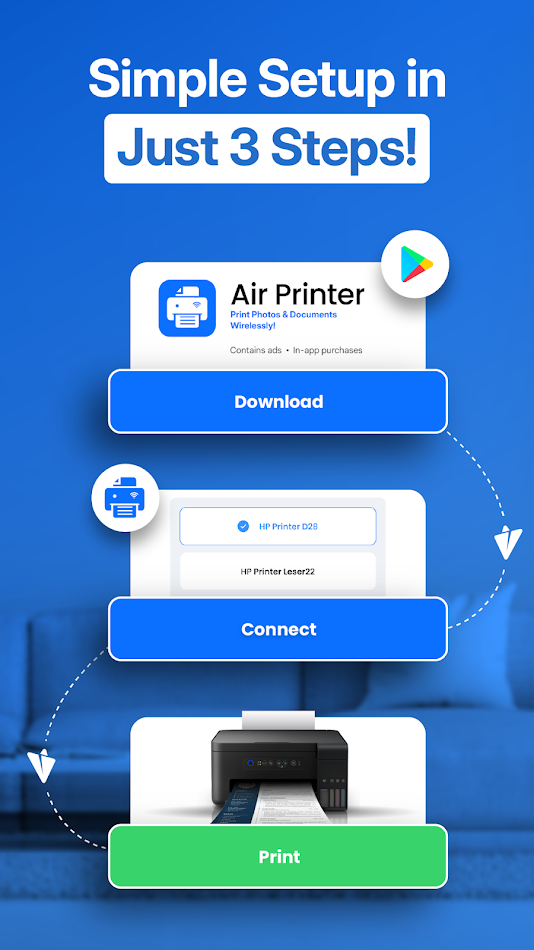 Einfache drahtlose Drucker -App - Drucken Sie mit Smart Wireless Printer App mit Leichtigkeit überall hin Medien 2