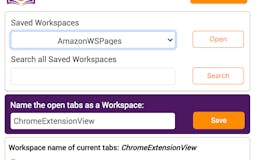 Workspace Manager Chrome Extension (mvp) media 1