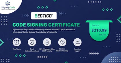 Robust Sectigo Code Signing Certificates gallery image