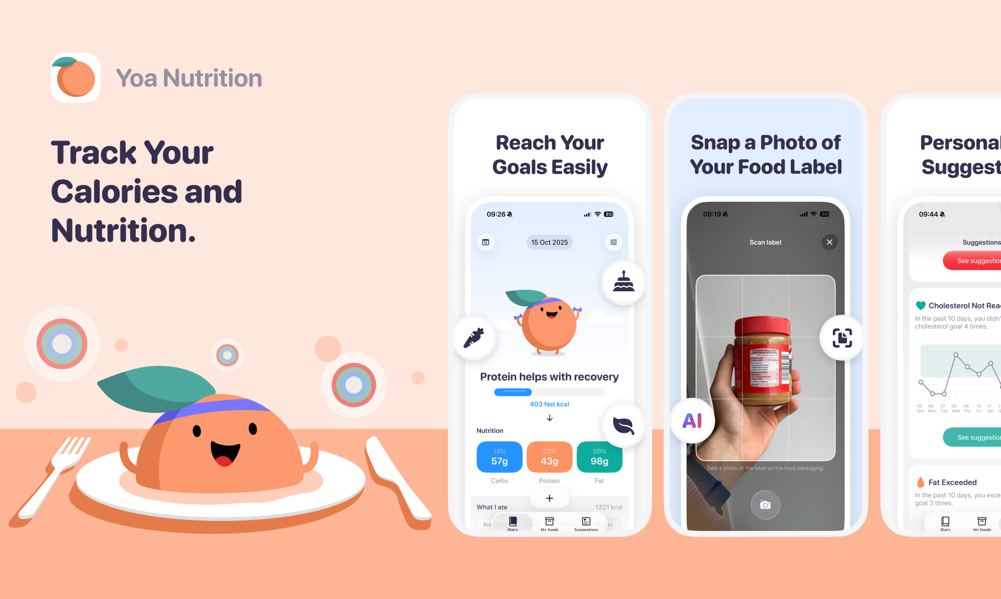 Yoa Nutrition: Calorie Counter gallery image