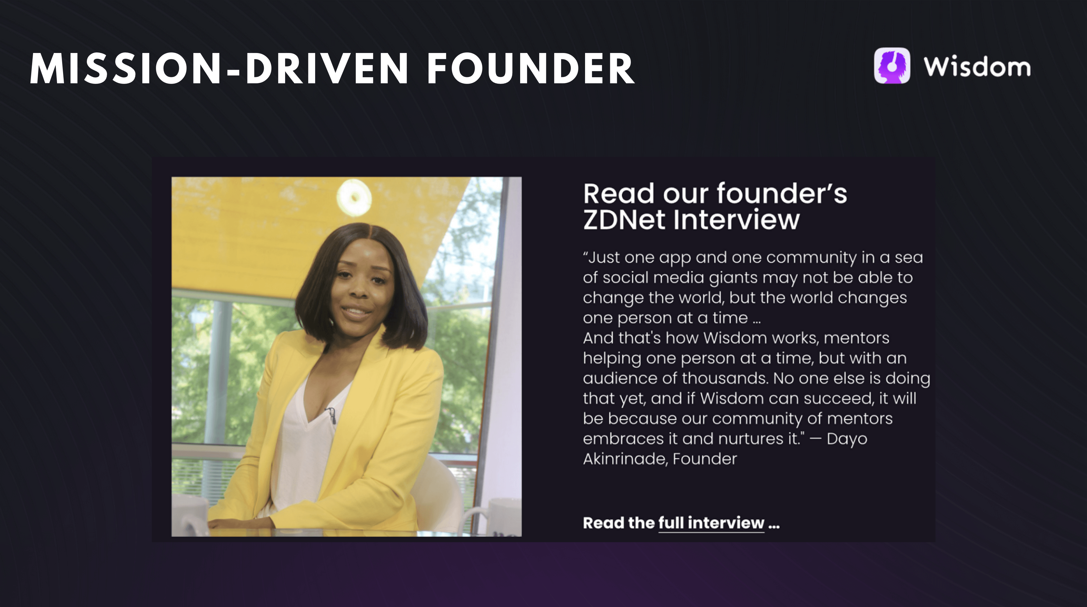 Wisdom: Life Advice Audio gallery image