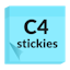 C4 model sticky notes