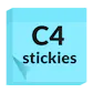 C4 model sticky notes