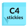 C4 model sticky notes