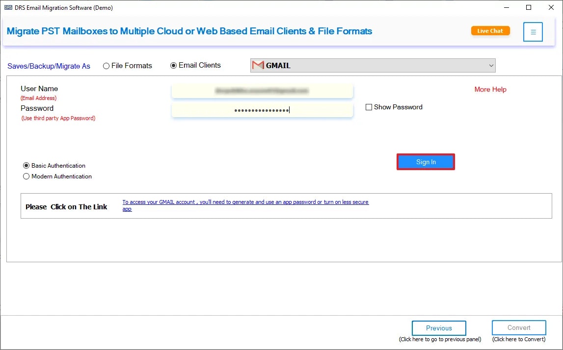 MigrateEMails E -posta Migrator - Posta Kutusu Verilerinizi 99 Biçime Geçirecek Yenilikçi Araç medya 4