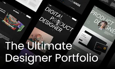 The Ultimate Designer Portfolio Template gallery image