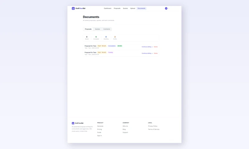 DraftYourBid screenshot 7