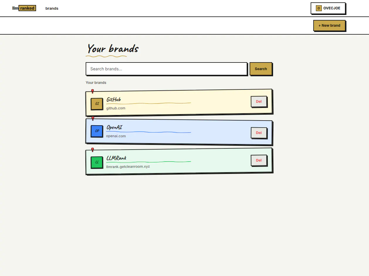 LLMRanked screenshot 1