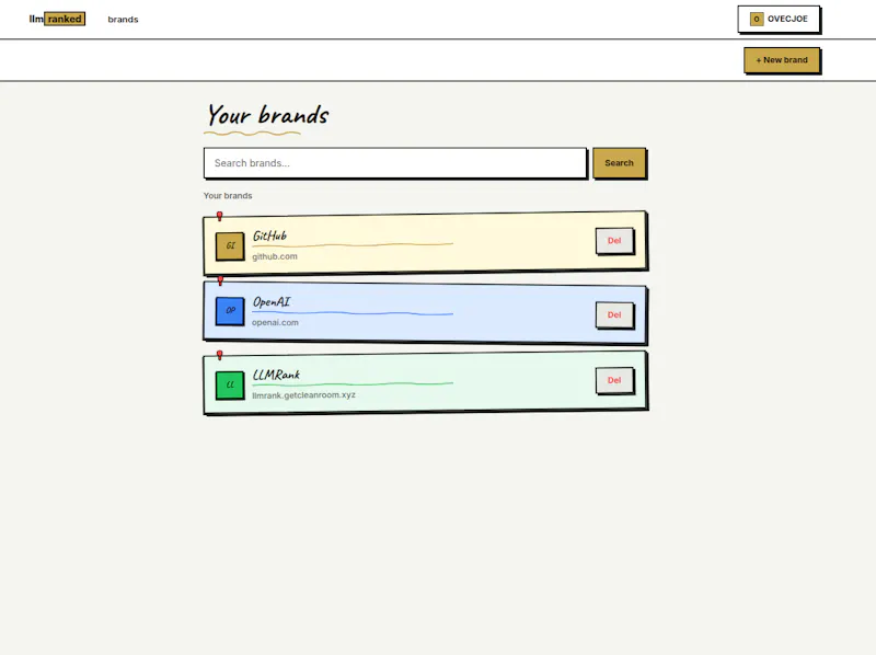 LLMRanked screenshot 1