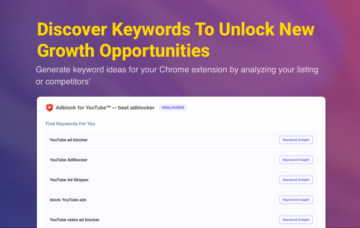 Extension Ranker gallery image