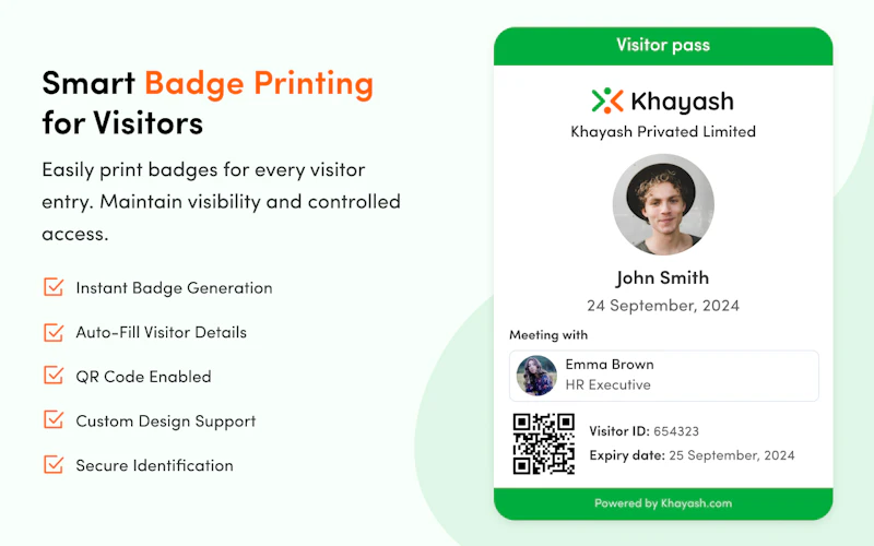 Khayash - Visitor management system screenshot 6