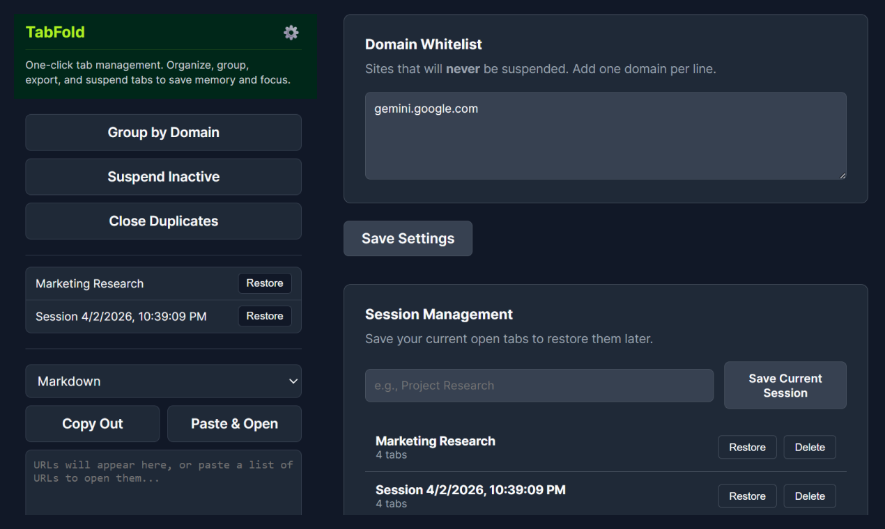 TabFold gallery image