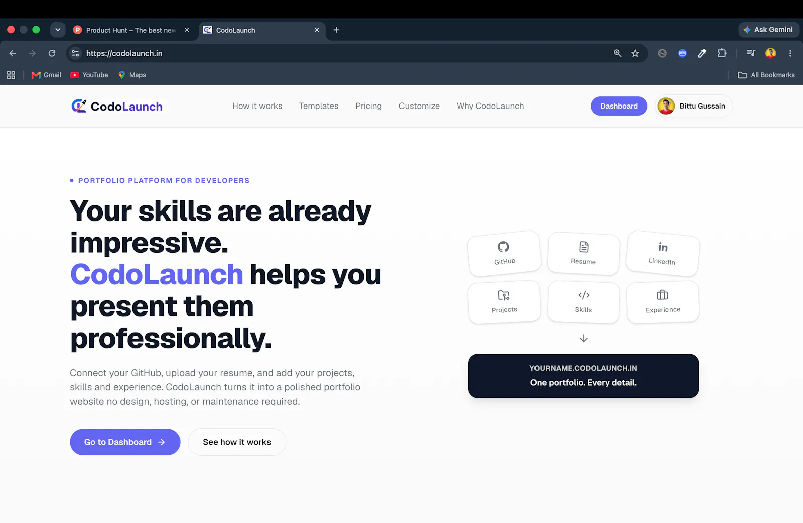 CodoLaunch screenshot 1