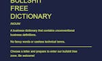 Bullshit Free Dictionary 3.0 image