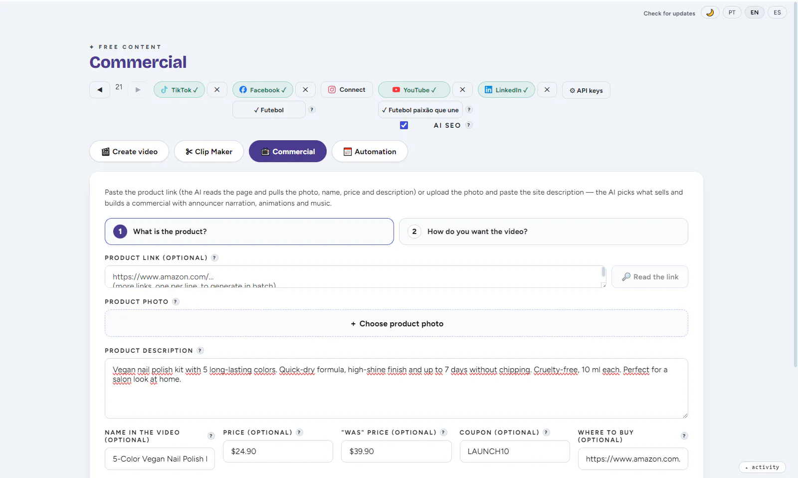 Free Content - creat automatic content  gallery image