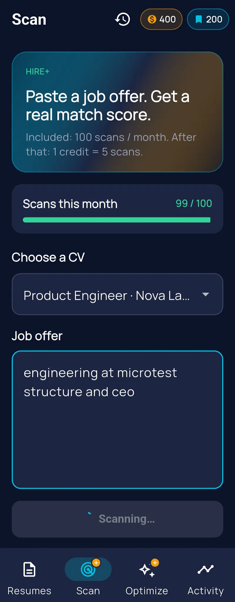 HireSnap — AI Resume & CV Builder screenshot 12