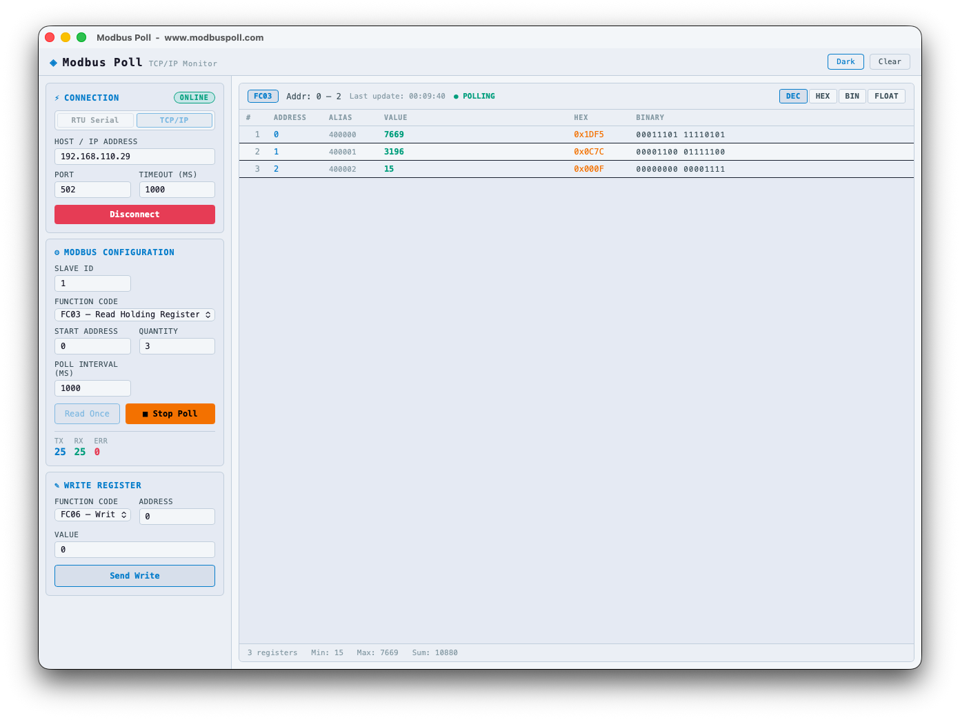 Modbus Poll gallery image
