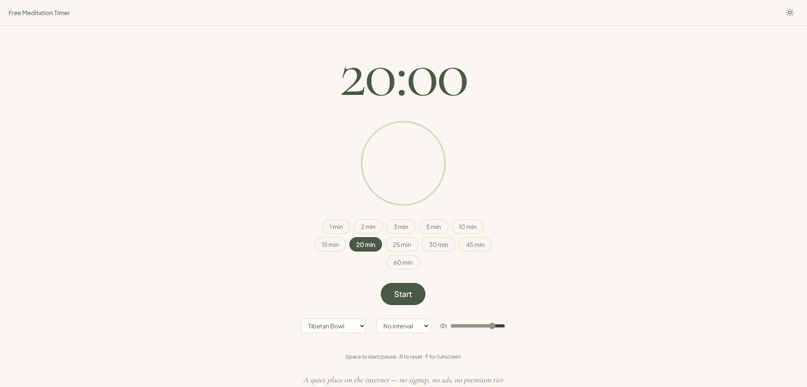 Free Meditation Timer screenshot 2