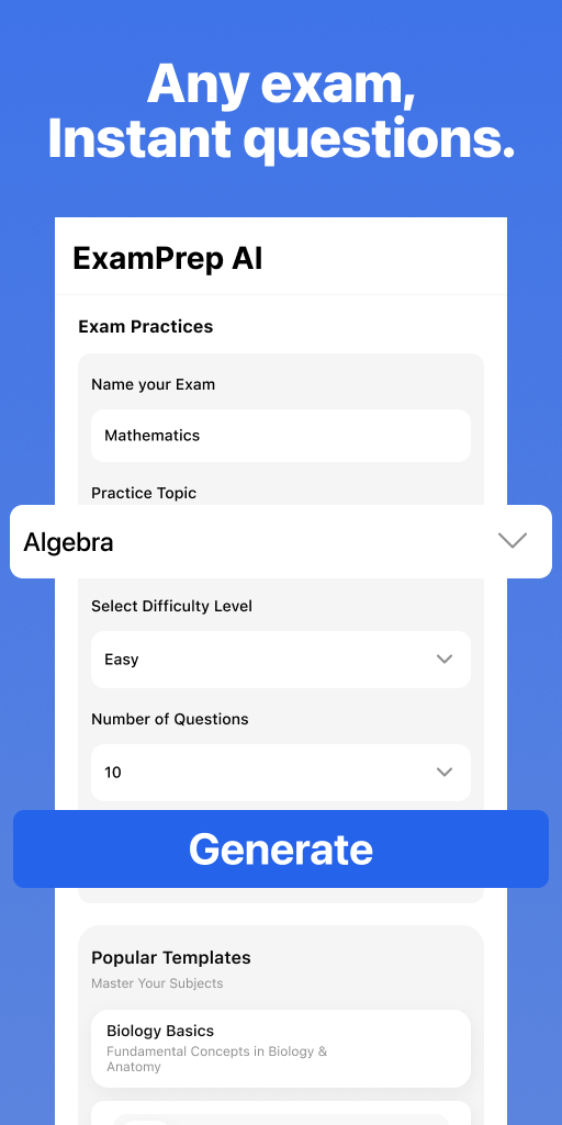 AI Examprep: Quiz & Study gallery image