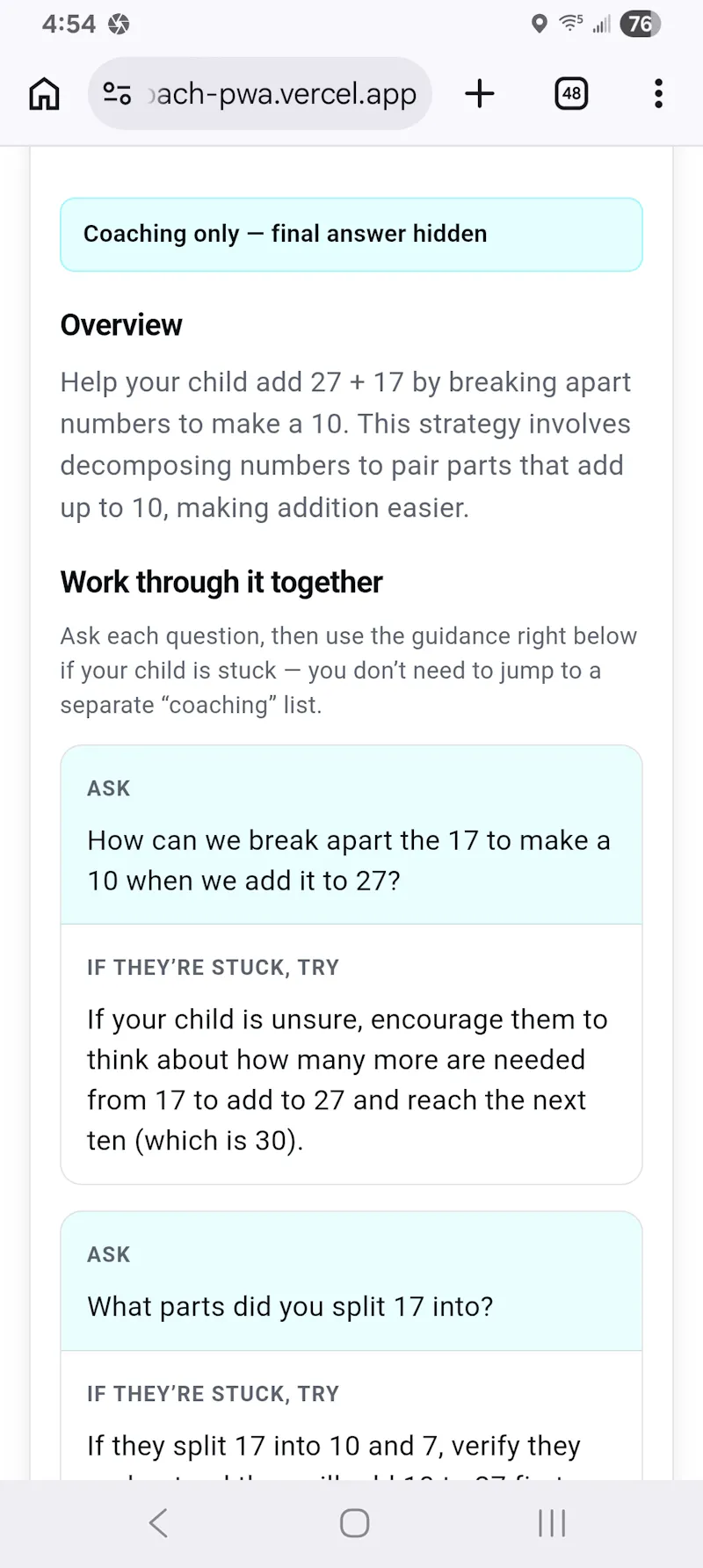 Homework Helper App - For Parents! screenshot 3