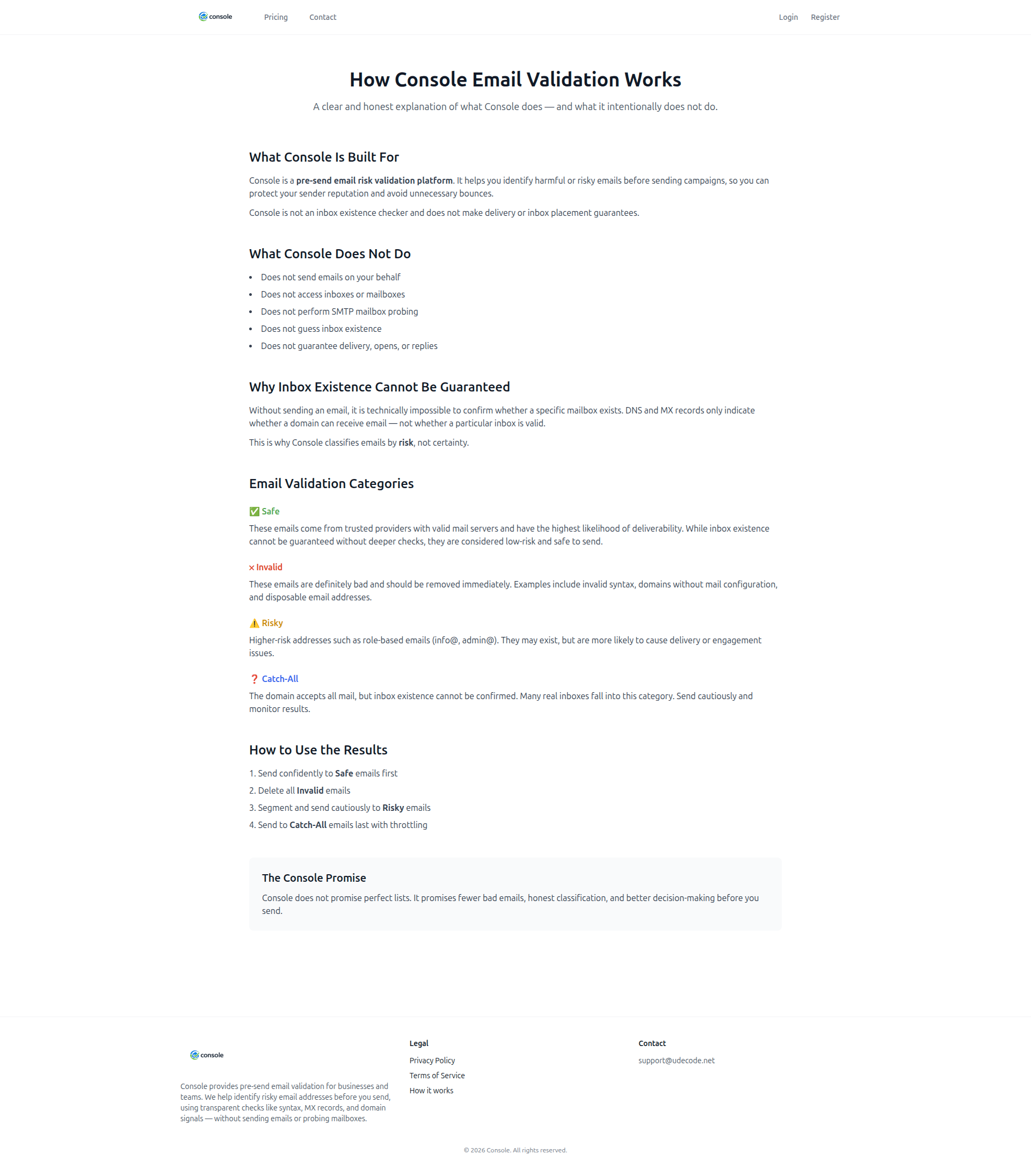 Console - Screenshot 5 showing product features and functionality