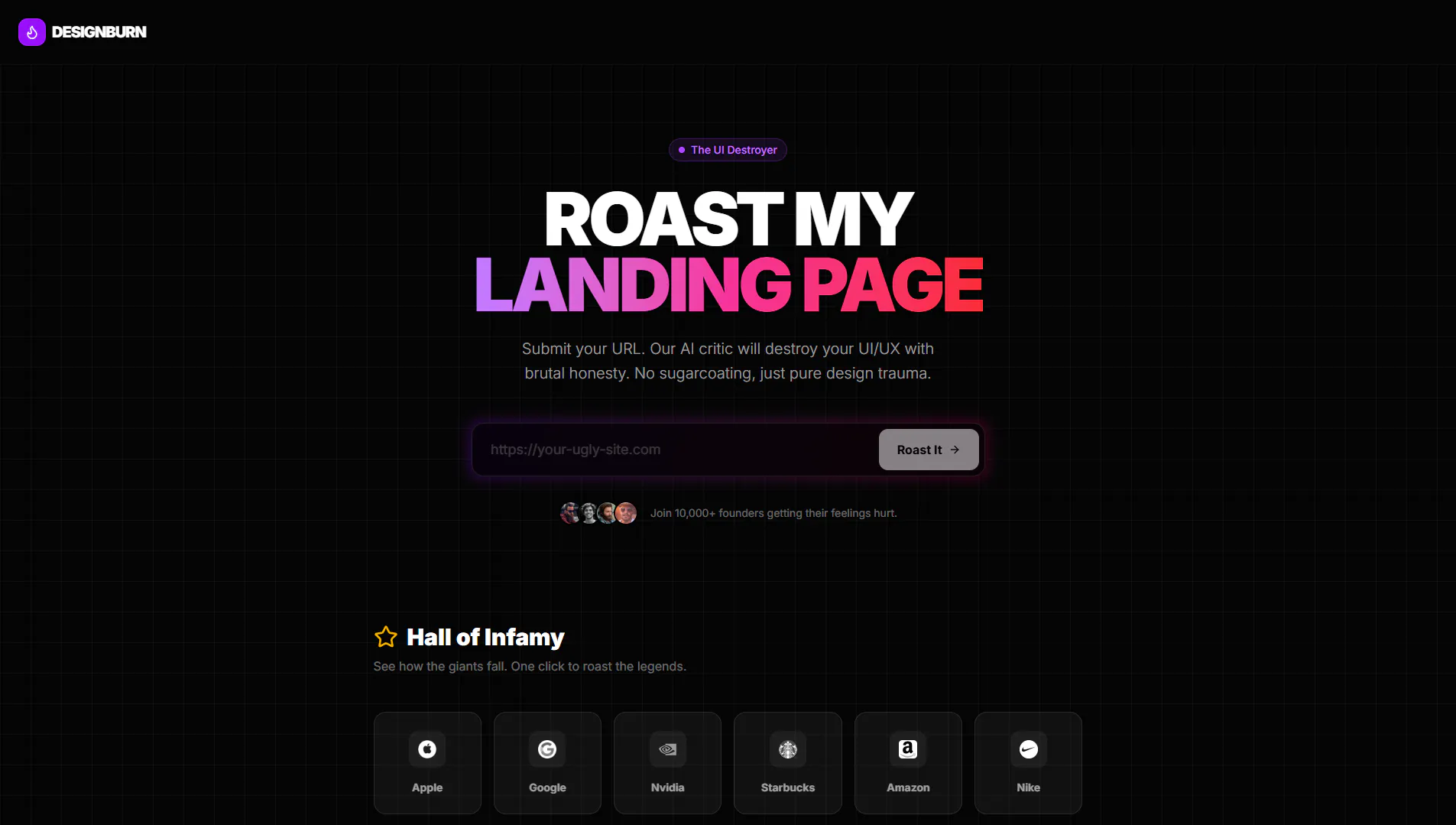 DesignBurn 제품 배너