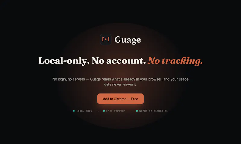 Guage — Claude usage tracker screenshot 5