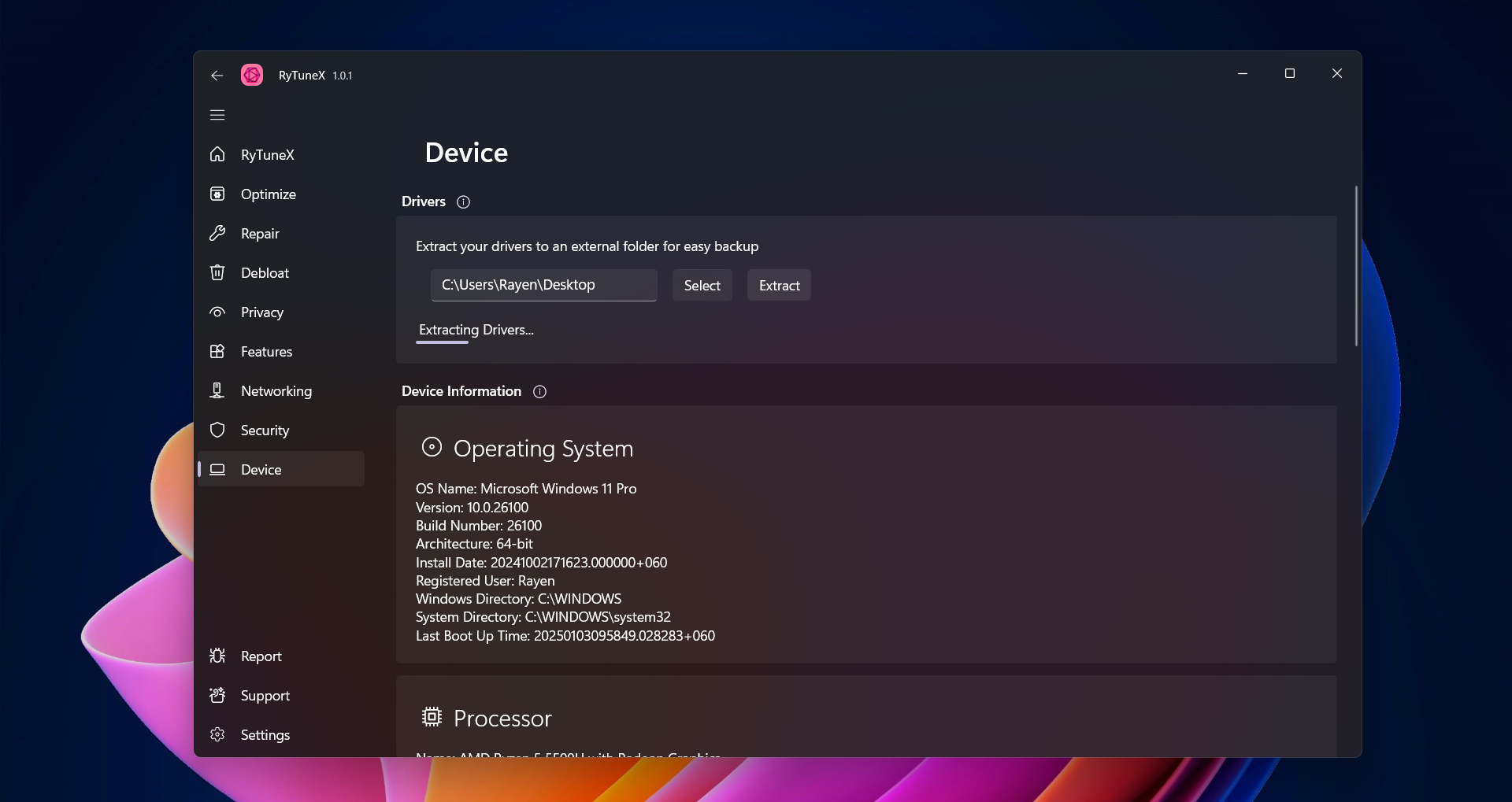 وسائط Rytunex - Windows 10 و 11 Optimizer |تعزيز الأداء والخصوصية 22