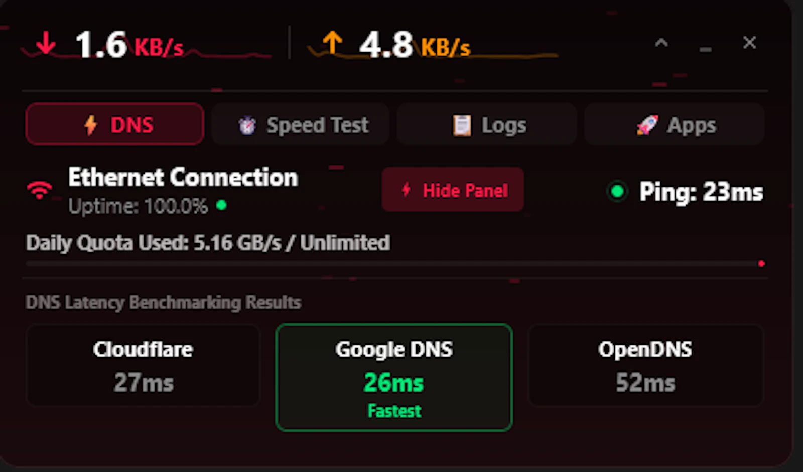 Live Net Speed Pro screenshot 1