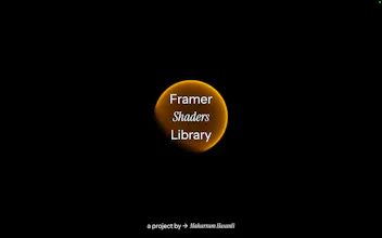 Framer Shaders Library gallery image