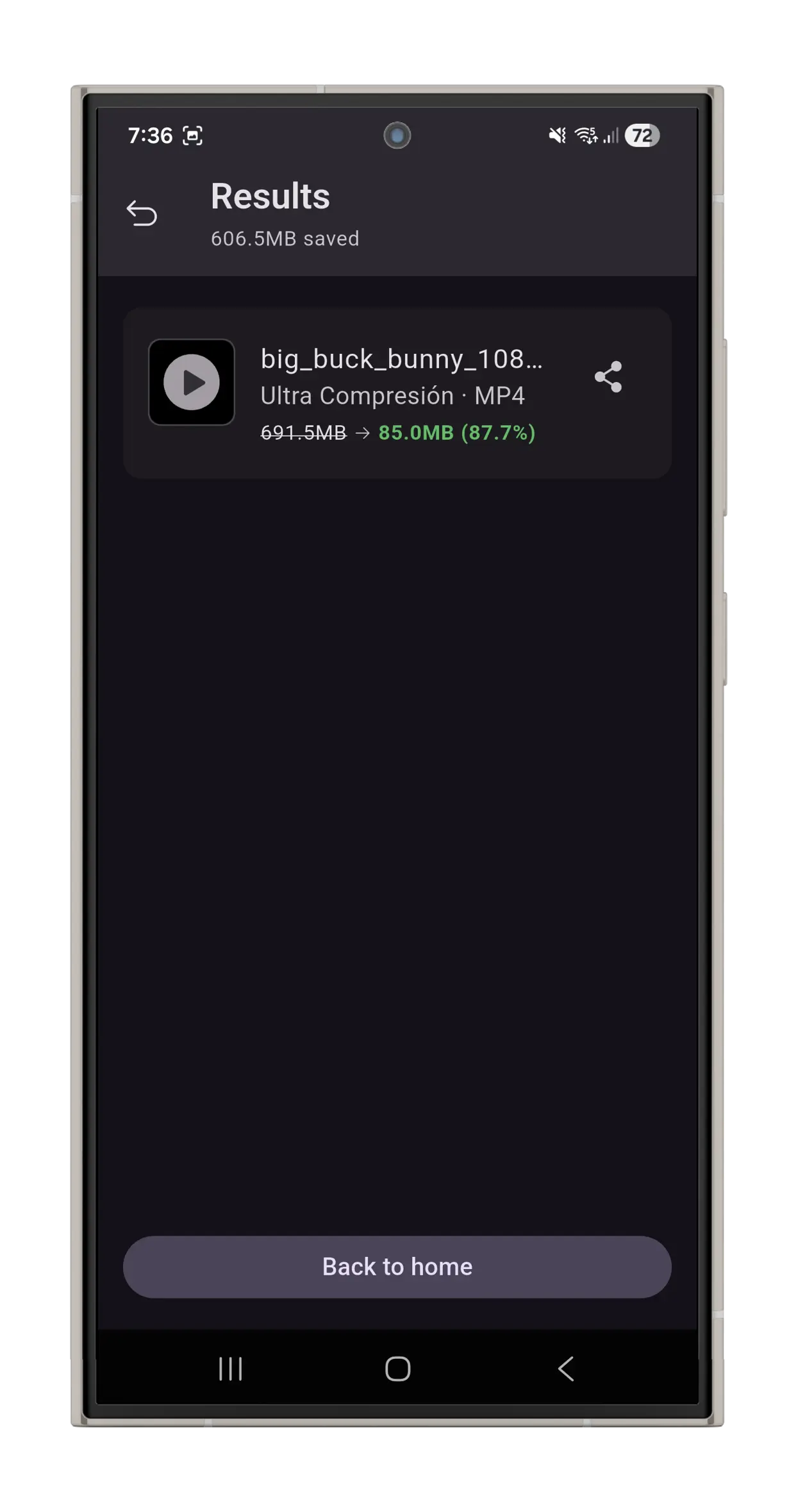 VCompress - Screenshot 4 showing product features and functionality