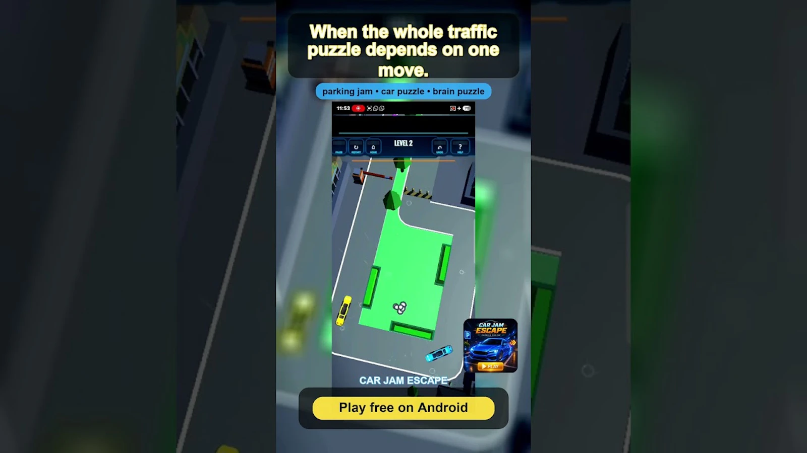 Parking Jam Escape Puzzle screenshot 1 (video preview)