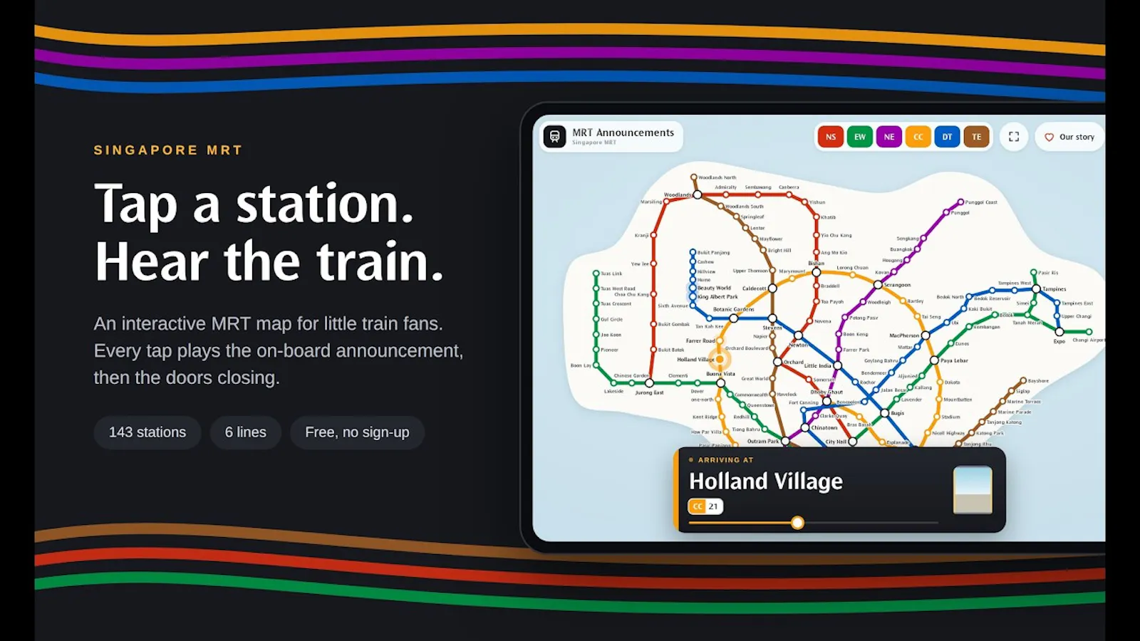 MRT Announcements screenshot 1 (video preview)