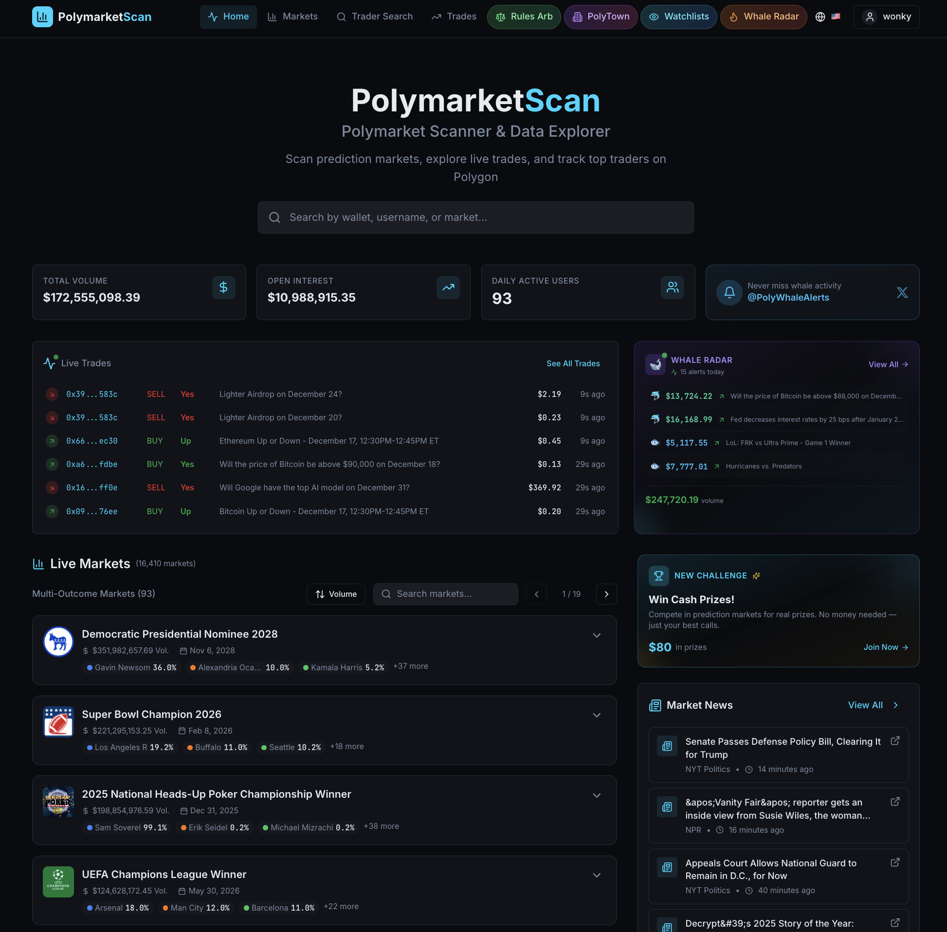 PolymarketScan gallery image